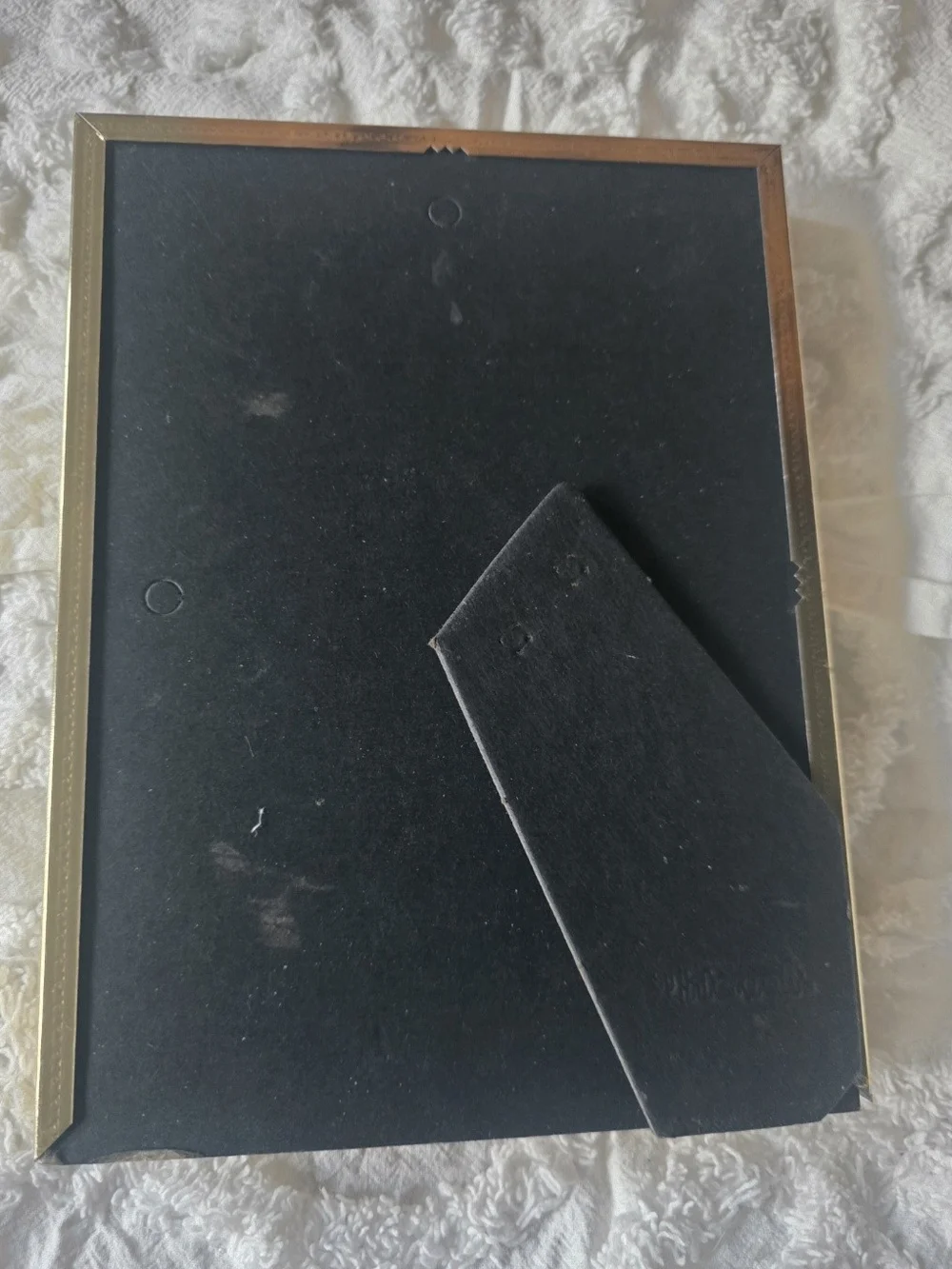 Vintage MCM Shadowbox Picture Frame Picture Area 4.5x6.6